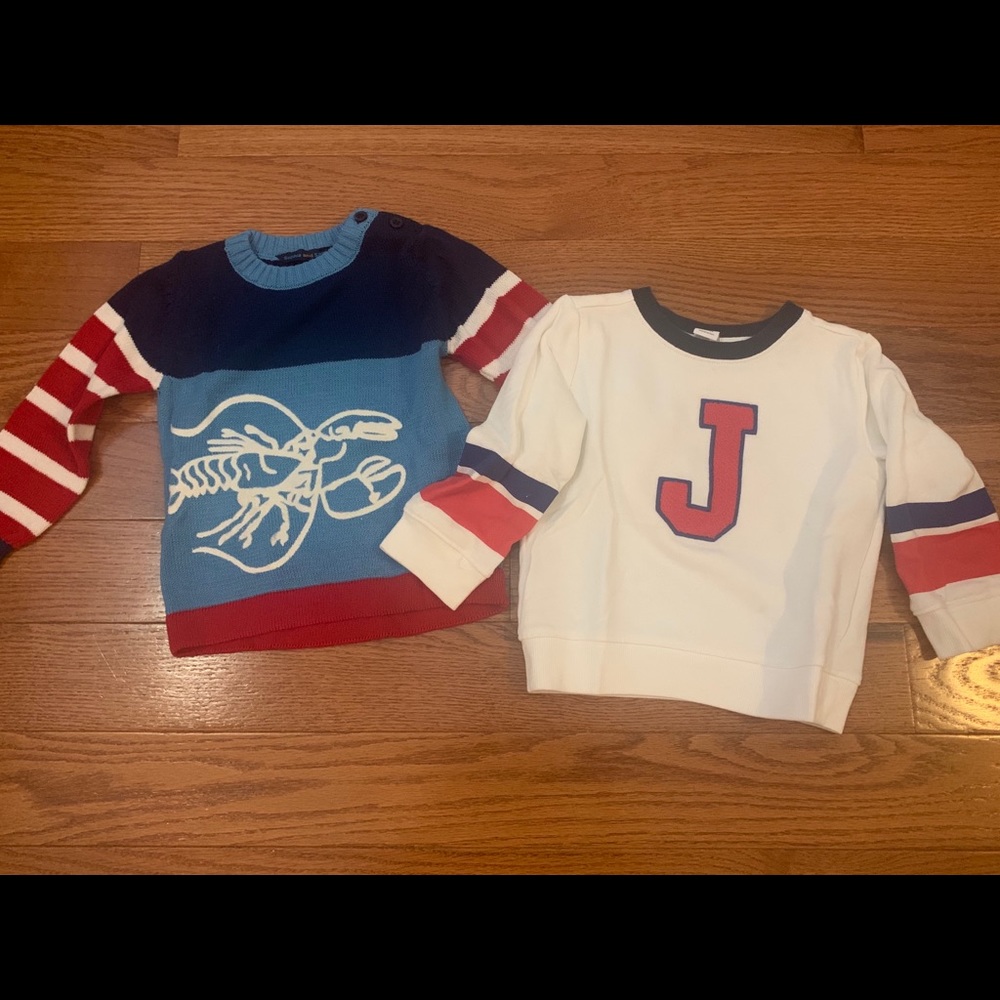 Janie & Jack Sweatshirt/ Sophie & Sam sweater